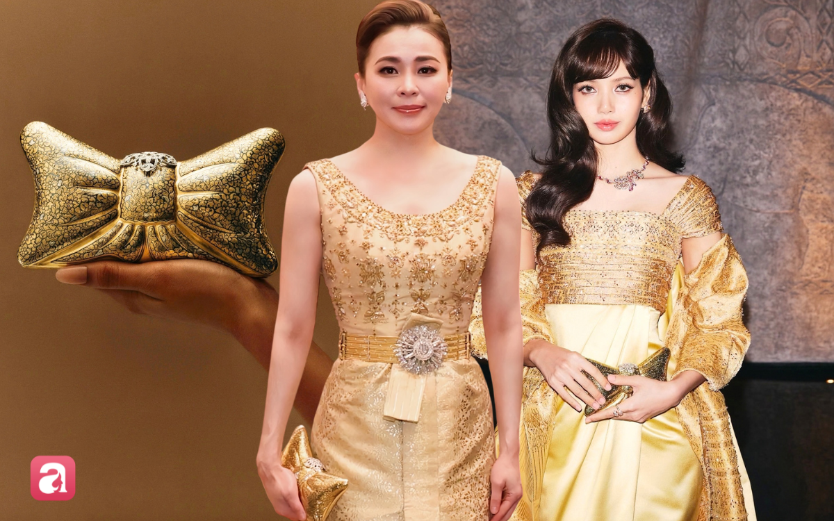 Ho&agrave;ng hậu Th&aacute;i Lan chọn chiếc clutch đ&iacute;nh kim cương mang đậm dấu ấn thủ c&ocirc;ng- Ảnh 1.