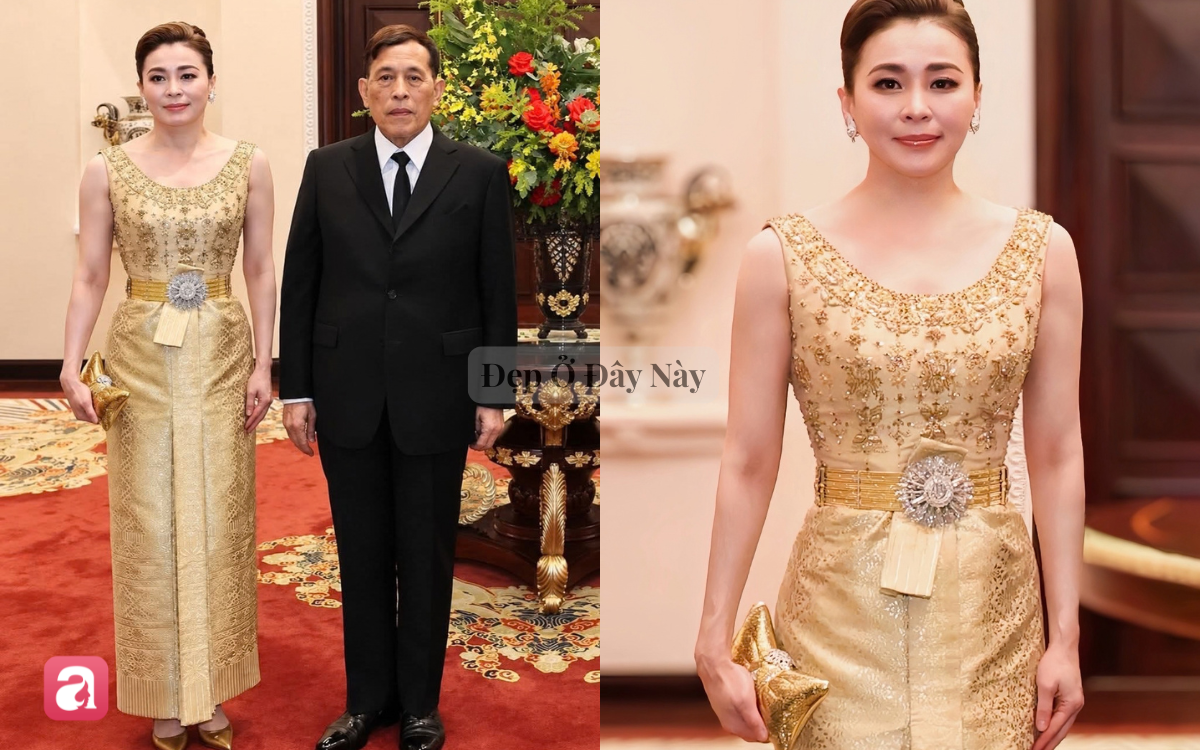 Ho&agrave;ng hậu Th&aacute;i Lan chọn chiếc clutch đ&iacute;nh kim cương mang đậm dấu ấn thủ c&ocirc;ng- Ảnh 2.
