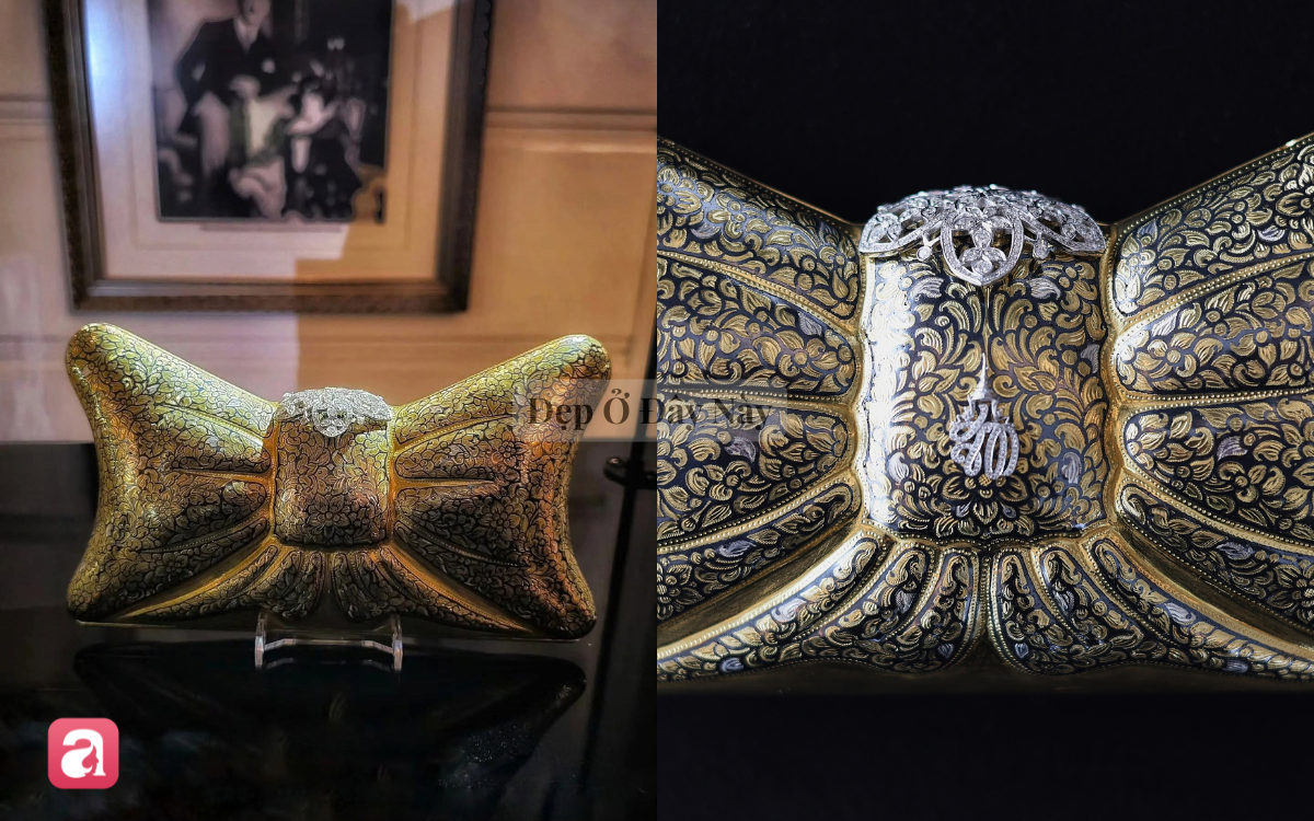 Ho&agrave;ng hậu Th&aacute;i Lan chọn chiếc clutch đ&iacute;nh kim cương mang đậm dấu ấn thủ c&ocirc;ng- Ảnh 4.