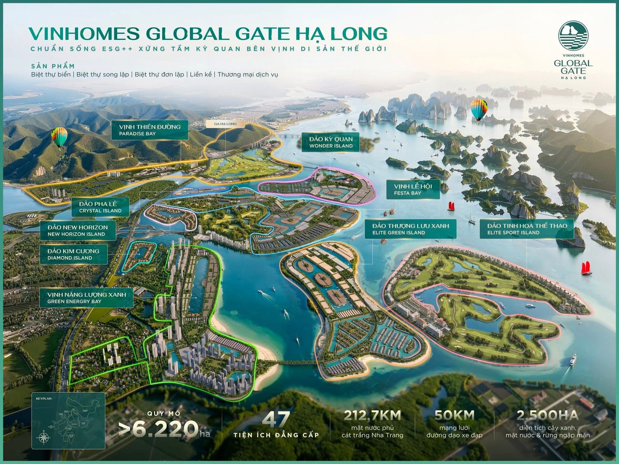 Tỷ ph&uacute; Phạm Nhật Vượng đang x&acirc;y một h&ograve;n đảo rộng 900 ha, gần gấp đ&ocirc;i Dubai Sports City: Tổ chức những giải golf h&agrave;ng đầu ch&acirc;u lục- Ảnh 3.