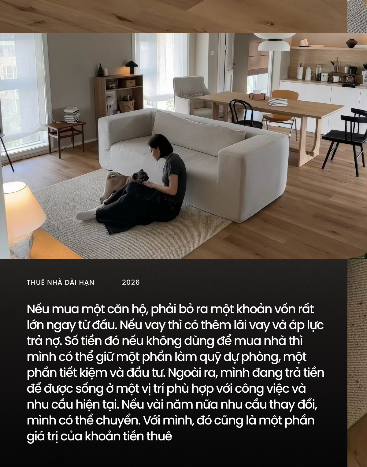&ldquo;T&ocirc;i từng đặt mục ti&ecirc;u phải mua nh&agrave; H&agrave; Nội trước tuổi 30, giờ lại chọn đi ở thu&ecirc; d&agrave;i hạn&rdquo;- Ảnh 1.