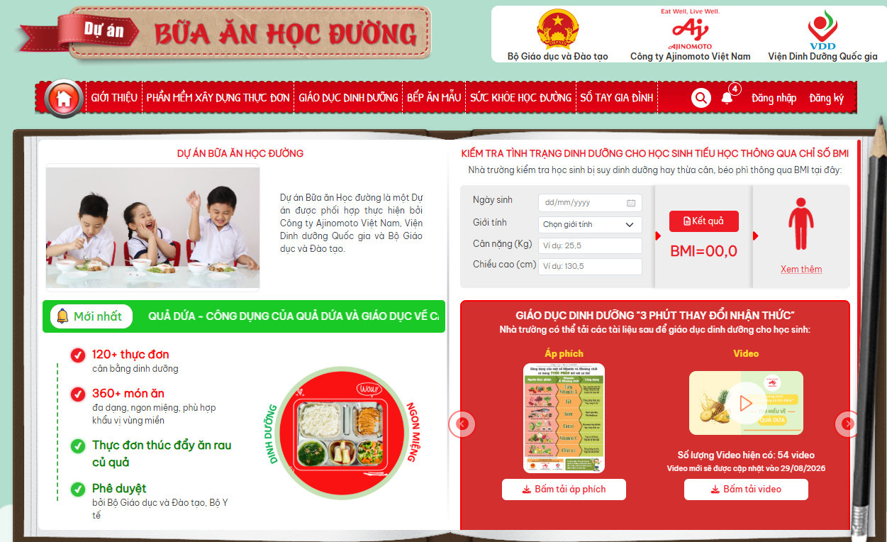 Nhà có mẹ bầu, trẻ nhỏ hay người có bệnh lý đều có thể dễ dàng lên thực đơn phù hợp nhờ phần mềm - Ảnh 3.