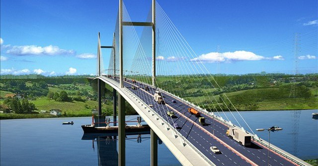 Việt Nam sở hữu c&acirc;y cầu d&acirc;y văng c&oacute; nhịp ch&iacute;nh 300m, tĩnh kh&ocirc;ng th&ocirc;ng thuyền cao chưa từng c&oacute; trong lịch sử sắp đưa v&agrave;o sử dụng - Ảnh 1.