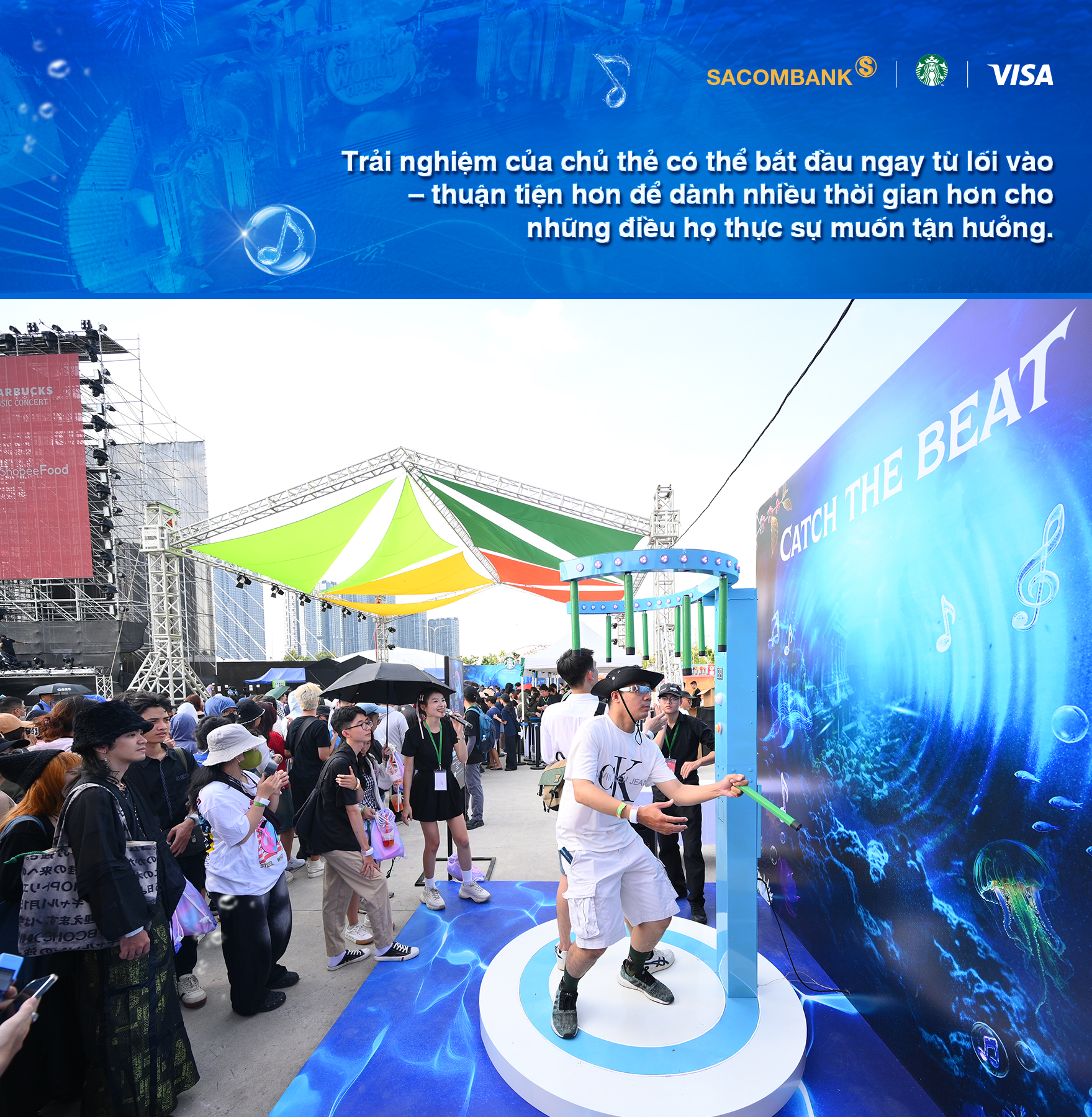 C&oacute; g&igrave; trong h&agrave;nh tr&igrave;nh d&agrave;nh ri&ecirc;ng cho chủ thẻ SACOMBANK Visa tại The Siren World Opens 2026? - Ảnh 2.