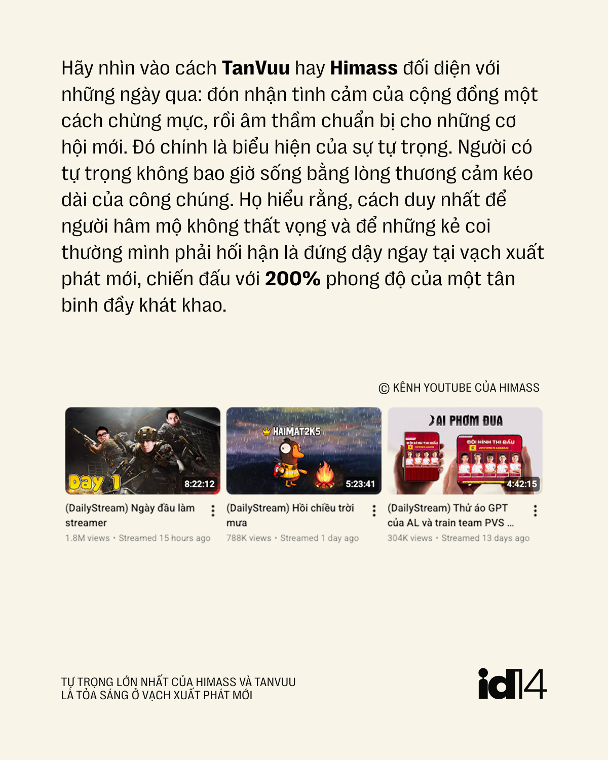 Sau bản &aacute;n từ PUBG: Tự trọng lớn nhất của Himass v&agrave; TanVuu l&agrave; tỏa s&aacute;ng ở vạch xuất ph&aacute;t mới- Ảnh 11.