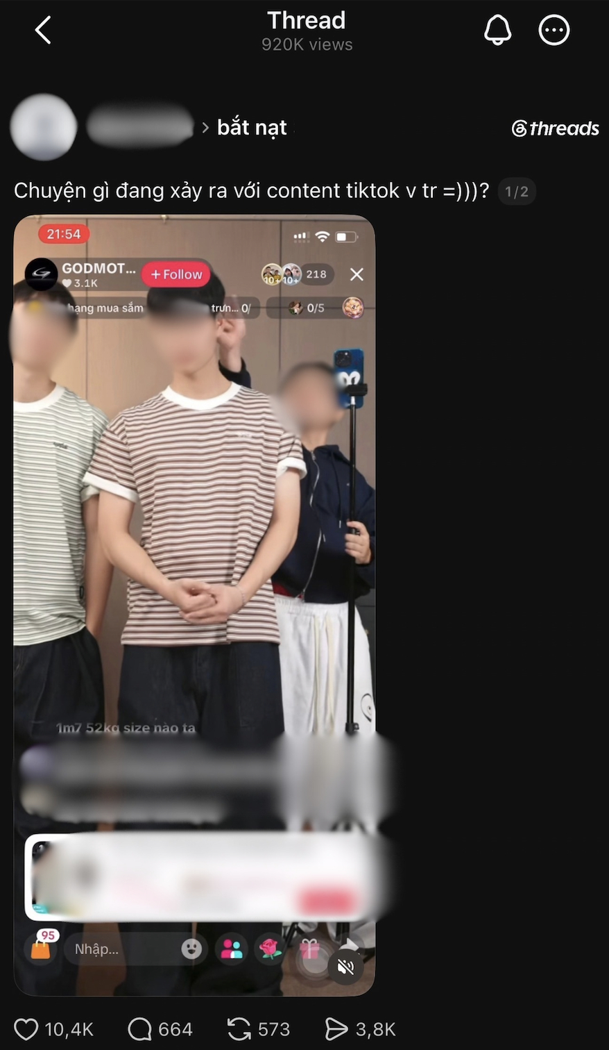 Tranh c&atilde;i: Nam nh&acirc;n vi&ecirc;n bị bạo lực c&ocirc;ng khai tr&ecirc;n s&oacute;ng livestream, d&acirc;n t&igrave;nh đ&ograve;i tẩy chay nội dung "giống Trường Giang"- Ảnh 1.