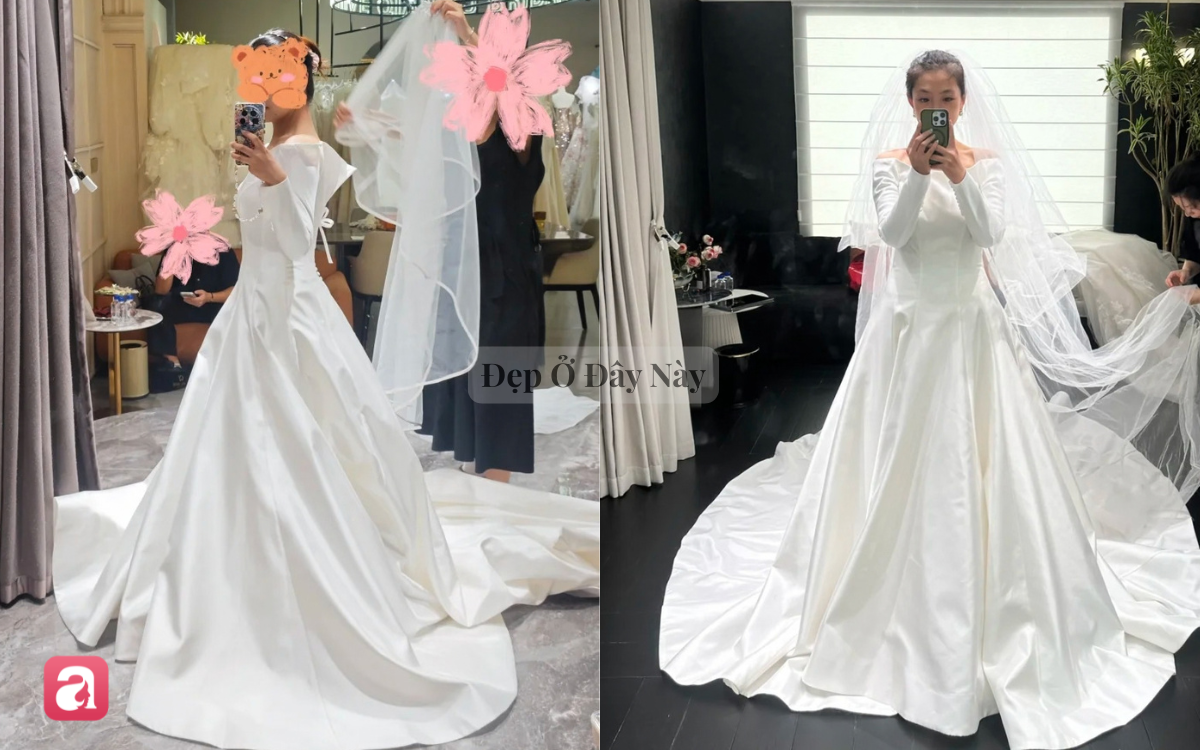 Đầm cưới hào môn của Hề Mộng Dao thành hot trend tại Trung Quốc, hội nàng dâu mới thi nhau học theo- Ảnh 8.