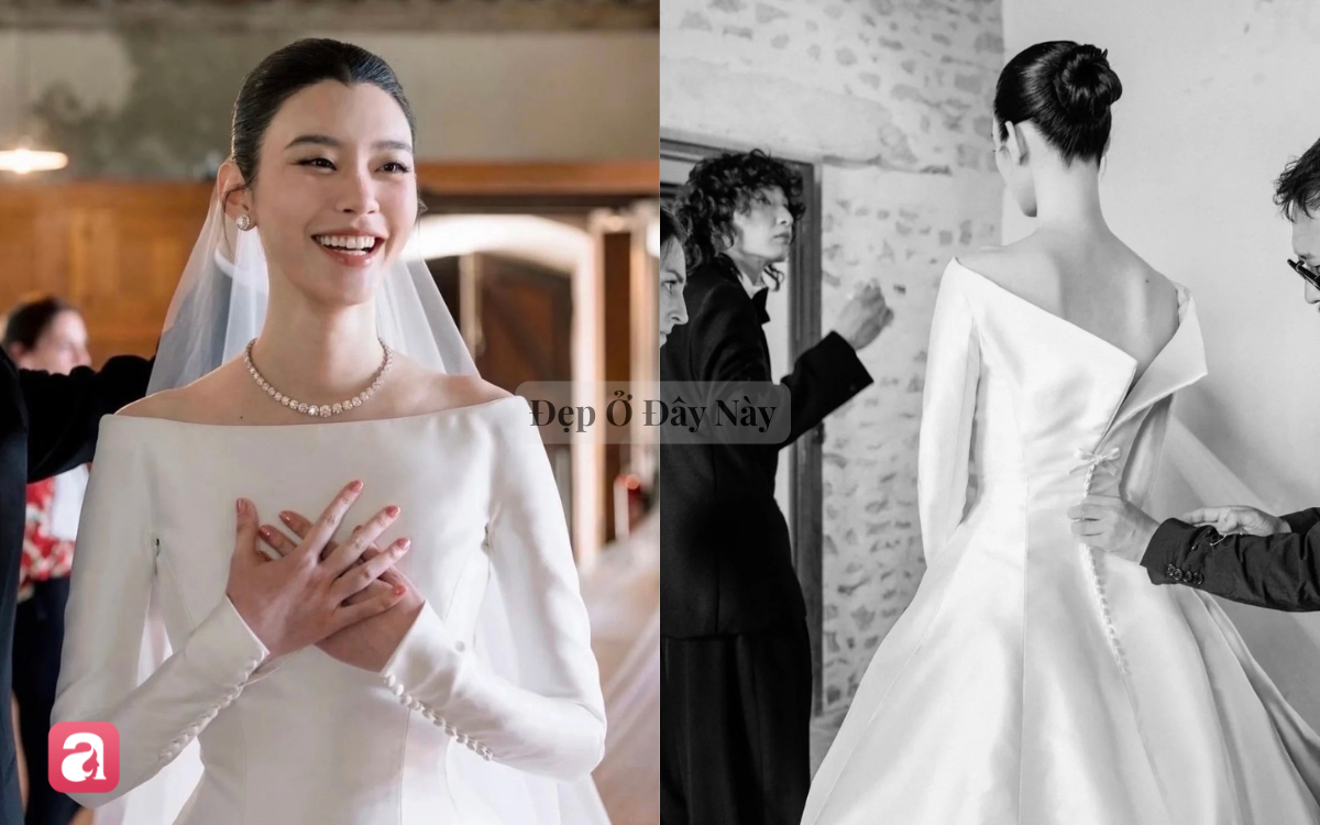 Đầm cưới hào môn của Hề Mộng Dao thành hot trend tại Trung Quốc, hội nàng dâu mới thi nhau học theo- Ảnh 3.