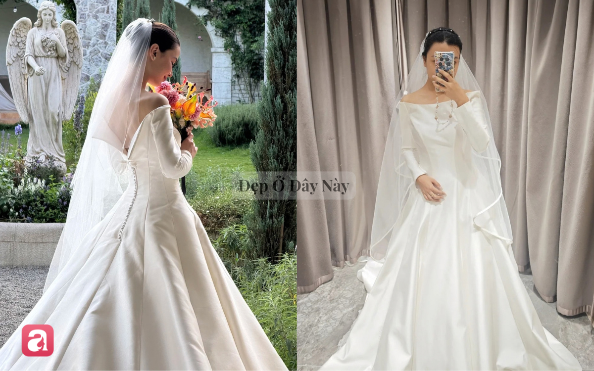 Đầm cưới hào môn của Hề Mộng Dao thành hot trend tại Trung Quốc, hội nàng dâu mới thi nhau học theo- Ảnh 7.