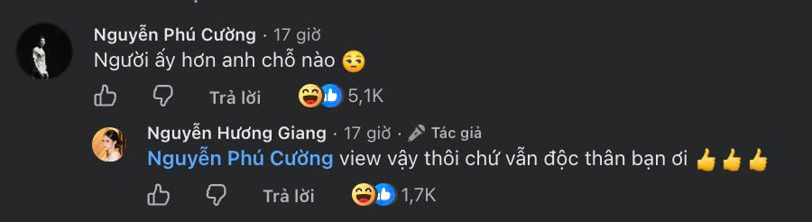 Ph&uacute; Cường chất vấn thẳng "người ấy c&oacute; g&igrave; hơn anh" khi Hương Giang đăng ảnh đi ăn tối b&ecirc;n người đ&agrave;n &ocirc;ng kh&aacute;c- Ảnh 2.