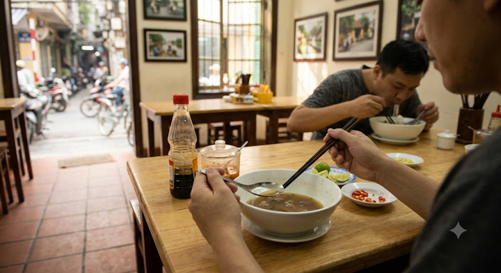 Th&oacute;i quen phổ biến khi ăn phở khiến người Việt nạp lượng muối lớn- Ảnh 1.