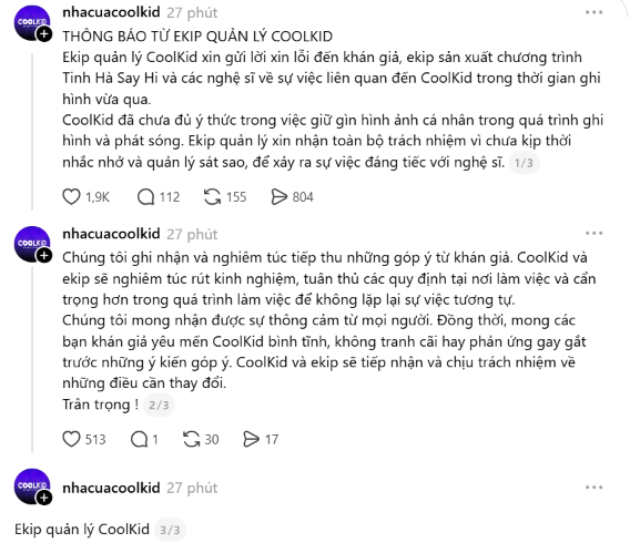 Vướng nghi vấn sử dụng thuốc l&aacute; điện tử tr&ecirc;n s&oacute;ng Tinh H&agrave; Say Hi, nam ca sĩ xin lỗi- Ảnh 2.