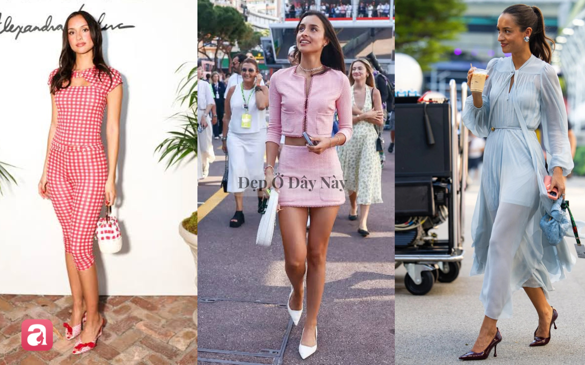 Bạn th&acirc;n của Hailey Bieber, c&ocirc; d&acirc;u đẹp nhất l&agrave;ng F1: Style cổ điển, nhan sắc kh&ocirc;ng g&oacute;c chết- Ảnh 2.