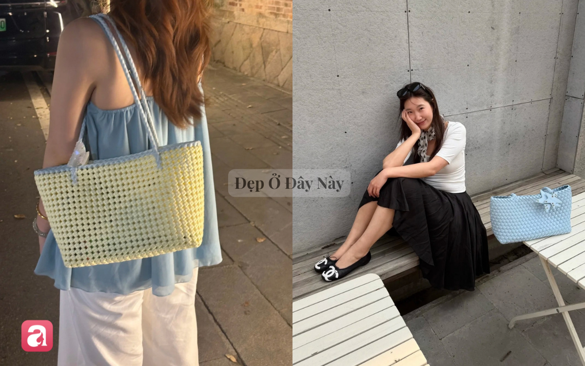 T&uacute;i m&acirc;y đan nh&igrave;n mộc mạc m&agrave; cực sang chuẩn "old money", bảo sao hội s&agrave;nh điệu thi nhau diện- Ảnh 3.