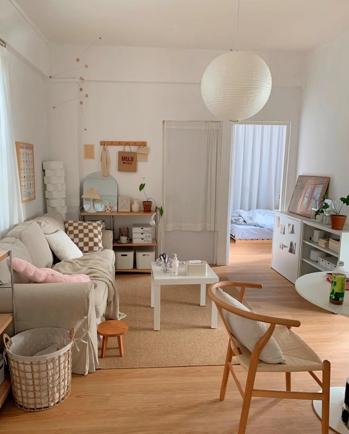 Thu&ecirc; căn hộ 40m2 gi&aacute; 3,9 triệu/th&aacute;ng, c&ocirc; g&aacute;i chi gần 20 triệu cải tạo: Th&agrave;nh quả kh&ocirc;ng thể ch&ecirc;!- Ảnh 9.