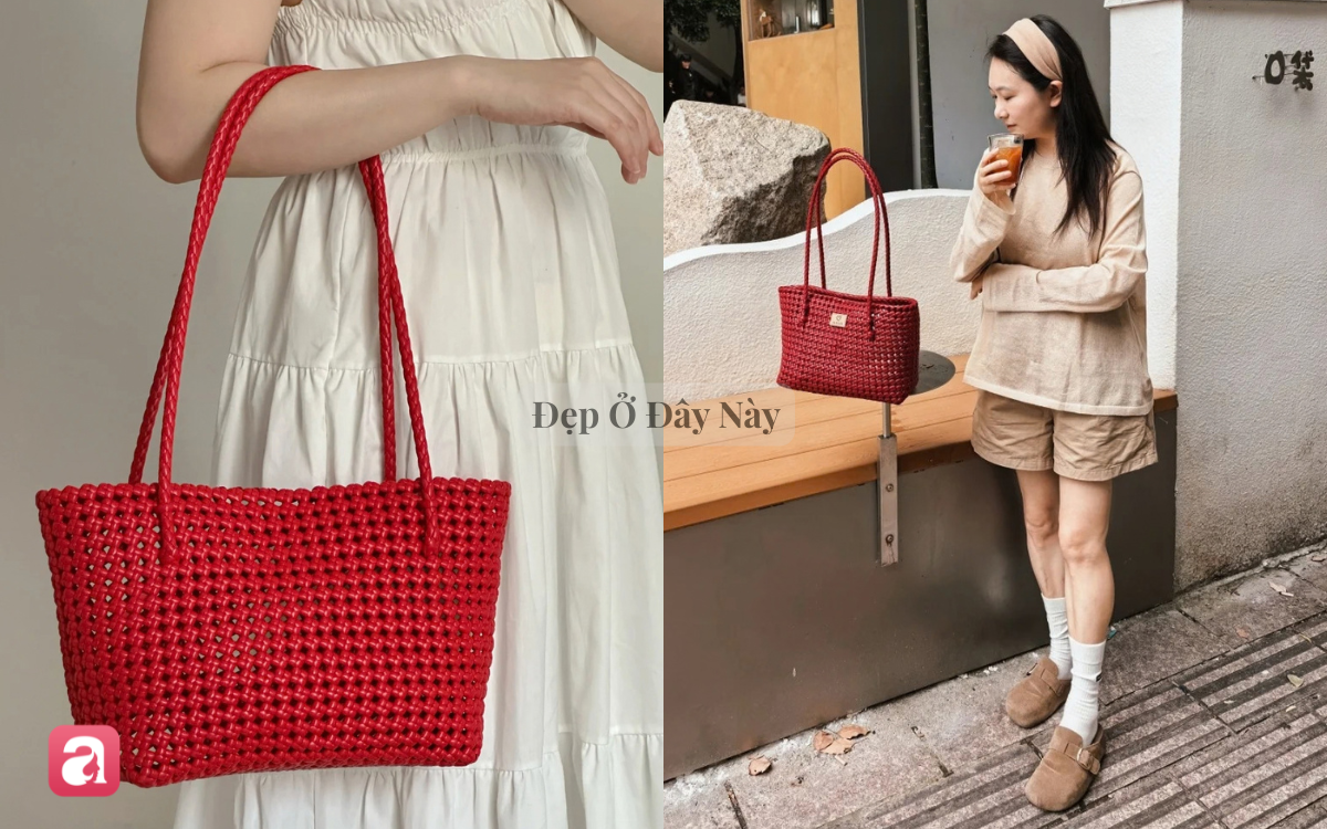 T&uacute;i m&acirc;y đan nh&igrave;n mộc mạc m&agrave; cực sang chuẩn "old money", bảo sao hội s&agrave;nh điệu thi nhau diện- Ảnh 2.