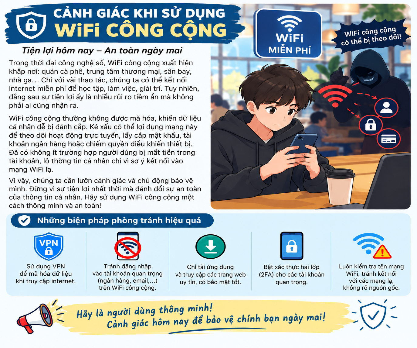 Người d&acirc;n hay d&ugrave;ng WiFi khi đi c&agrave; ph&ecirc; ch&uacute; &yacute; th&ocirc;ng b&aacute;o mới nhất từ c&ocirc;ng an- Ảnh 1.