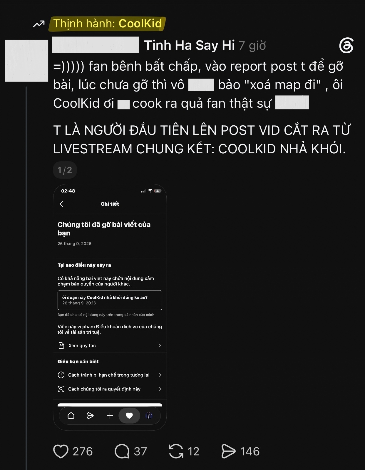 Đang dậy s&oacute;ng Threads: 1 Anh Trai nhả kh&oacute;i khi đang ghi h&igrave;nh, netizen đồng loạt "sấy" căng- Ảnh 2.