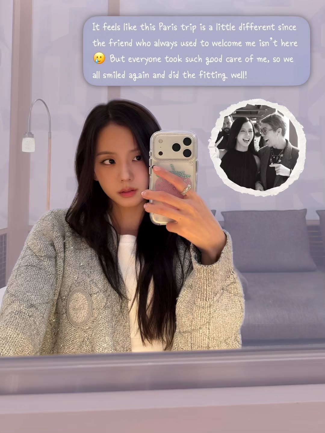 Trước giờ G show Dior: Jisoo (BLACKPINK) đau buồn v&igrave; mất m&aacute;t người th&acirc;n y&ecirc;u- Ảnh 2.