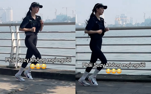 Cặp trai t&agrave;i g&aacute;i sắc &acirc;m thầm chạy bộ c&ugrave;ng nhau, visual qua "camera chạy bằng cơm" g&acirc;y sốt Việt Nam- Ảnh 1.