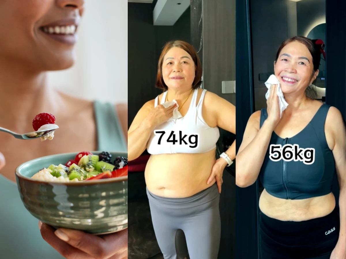 Người mẹ 62 tuổi giảm 18kg trong hơn 3 th&aacute;ng, từ một phụ nữ trung ni&ecirc;n trở th&agrave;nh một "b&aacute;ch khoa to&agrave;n thư" về giảm c&acirc;n nhờ 5 thay đổi - Ảnh 1.