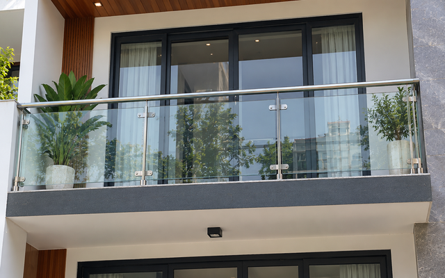 Tại sao ng&agrave;y c&agrave;ng nhiều gia đ&igrave;nh kh&ocirc;ng c&ograve;n l&agrave;m lan can inox? 2 vật liệu mới gi&uacute;p mặt tiền tho&aacute;ng, đẹp, hiện đại hơn- Ảnh 2.