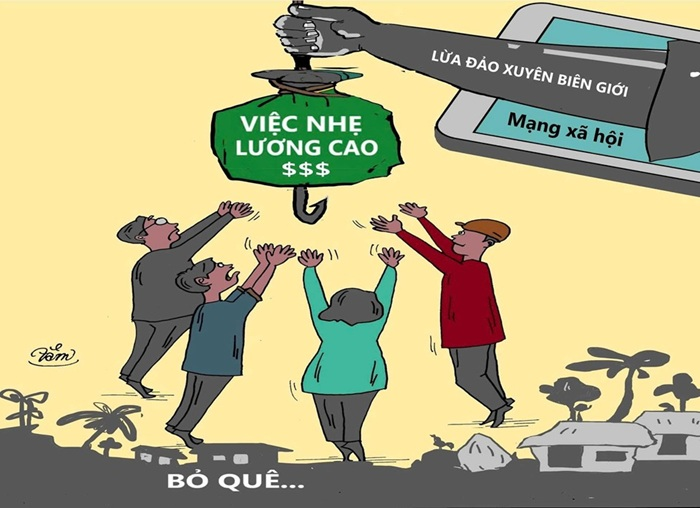 C&ocirc;ng an r&agrave; so&aacute;t tuyến đường, đ&oacute;n chặn th&agrave;nh c&ocirc;ng L.T.B.L. bị dụ dỗ từ Nghệ An ra Bắc - Ảnh 2.