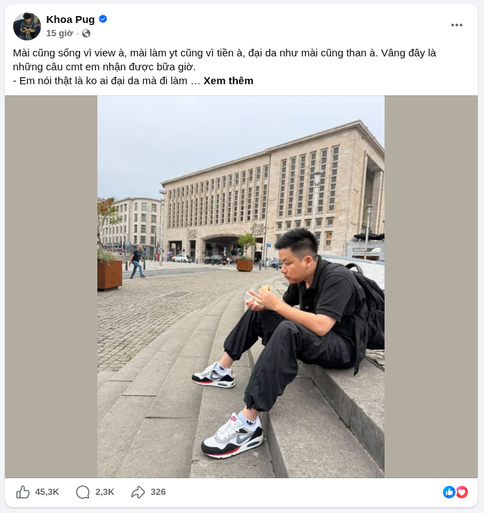 Khoa Pug lần đầu l&ecirc;n tiếng về th&acirc;n thế &ldquo;con đại gia&rdquo;, chưa mua được đất hay c&oacute; nh&agrave; ri&ecirc;ng - Ảnh 1.