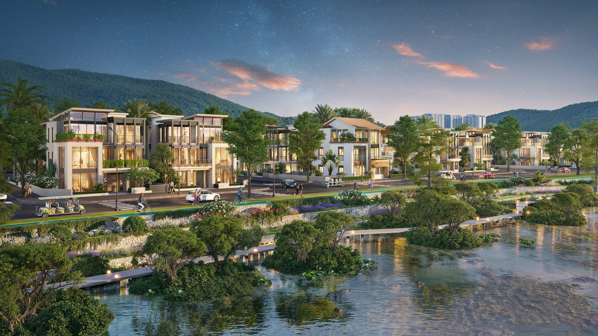 Ngắm đại dự &aacute;n của Sun Group nối 3 h&ograve;n đảo đầu ti&ecirc;n ở Việt Nam: Rộng 227 ha, gi&aacute;p trung t&acirc;m h&agrave;nh ch&iacute;nh v&agrave; phố kh&ocirc;ng ngủ b&ecirc;n s&ocirc;ng- Ảnh 4.