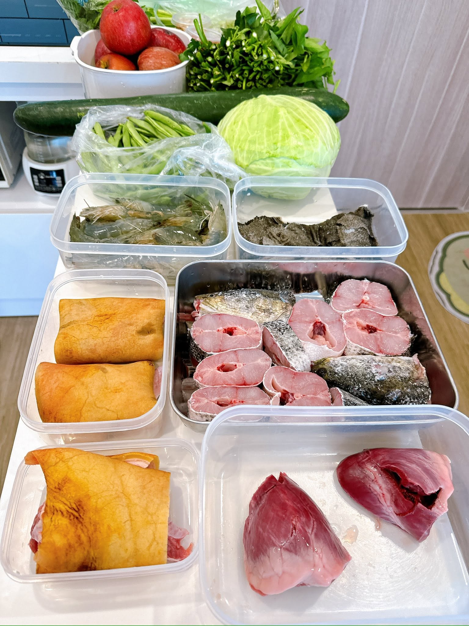 Mẹ bầu 5 tháng ở Hà Nội đi chợ 1 lần cho cả tuần: Ngân sách 1 triệu đồng, mở tủ lạnh là “có cả siêu thị”- Ảnh 9.