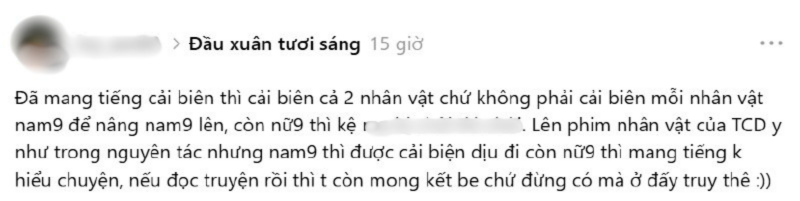 Qu&aacute; bất c&ocirc;ng cho nữ ch&iacute;nh Đầu Xu&acirc;n Tươi S&aacute;ng: H&agrave;o quang d&agrave;nh hết cho nam ch&iacute;nh, danh phận c&oacute; như kh&ocirc;ng- Ảnh 2.