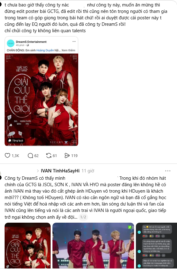 Cắt 1 Anh Trai khỏi poster Tinh H&agrave; Say Hi, c&ocirc;ng ty giải tr&iacute; phải xin lỗi - Ảnh 3.