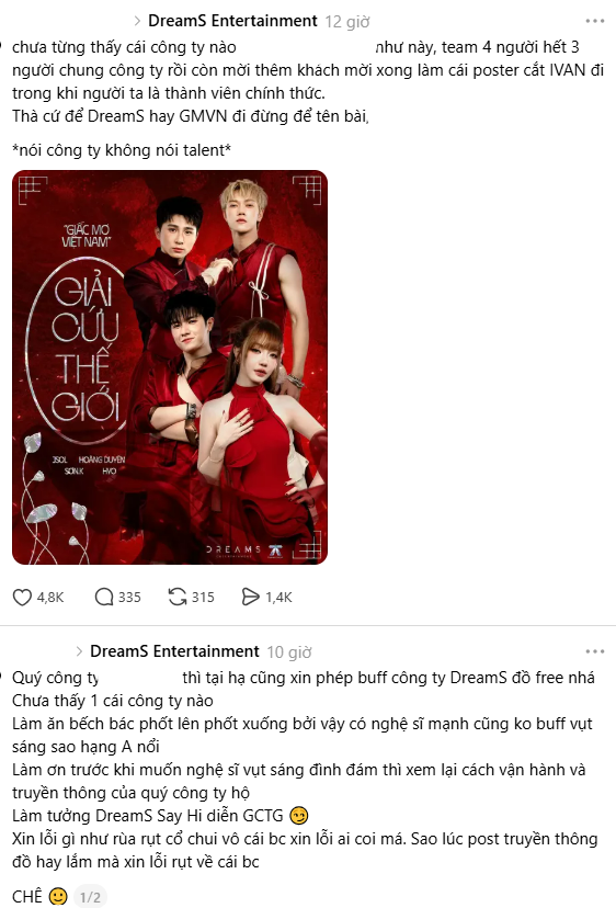 Cắt 1 Anh Trai khỏi poster Tinh H&agrave; Say Hi, c&ocirc;ng ty giải tr&iacute; phải xin lỗi - Ảnh 4.