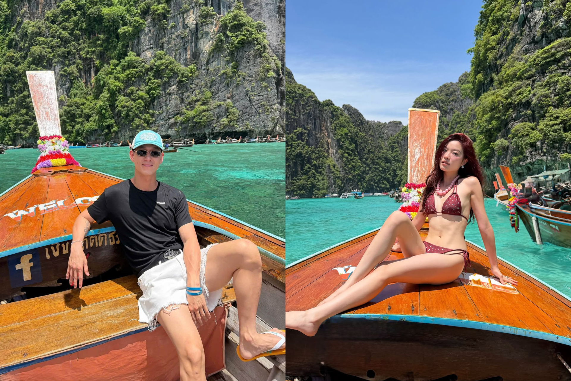 B&oacute;c cặp đ&ocirc;i Vbiz sang Th&aacute;i Lan nghỉ dưỡng, kịch bản hẹn h&ograve; bại lộ qua một bức h&igrave;nh- Ảnh 2.