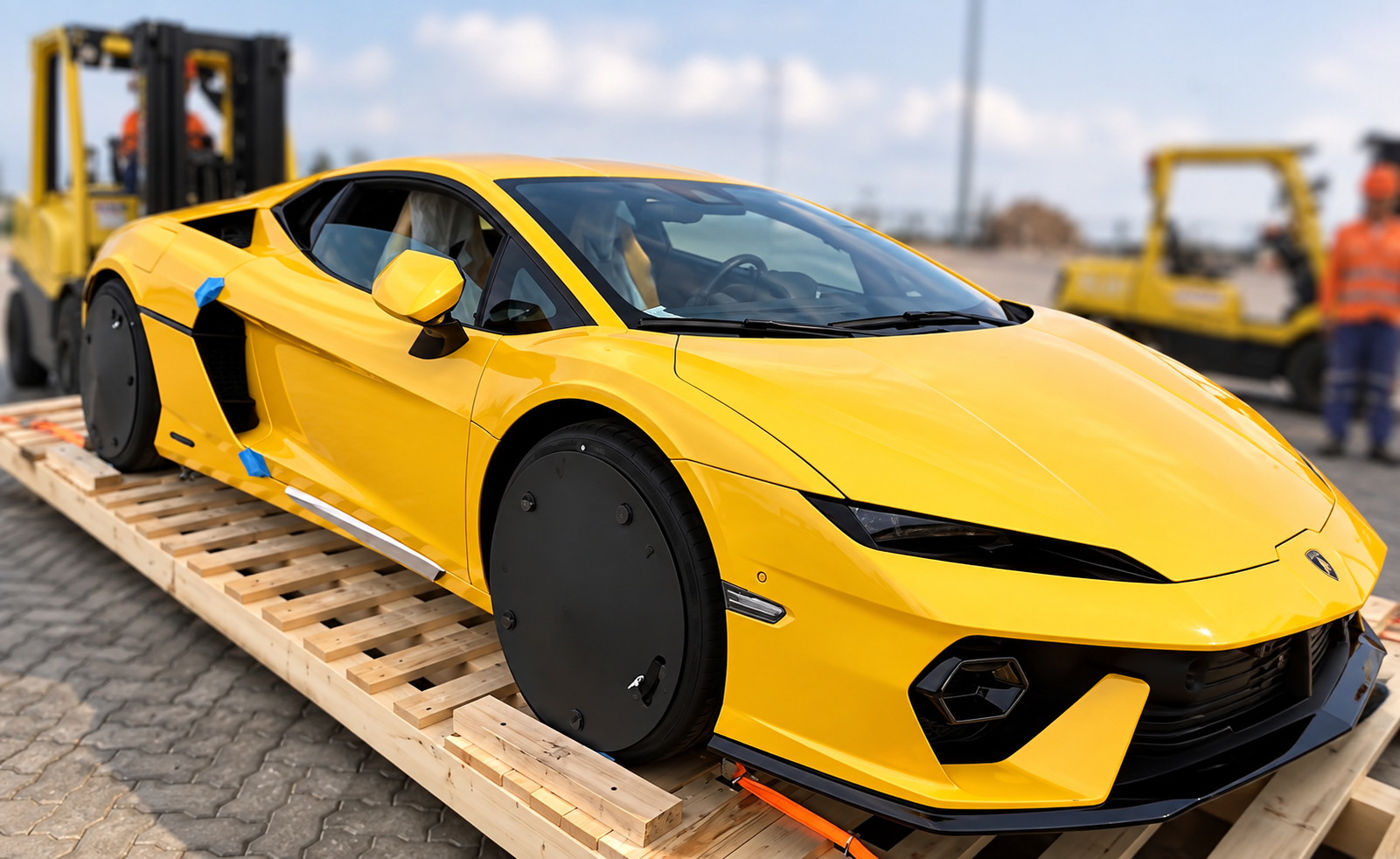 &Ocirc;ng Nguyễn Quốc Cường d&ugrave;ng Lamborghini l&agrave;m giải thưởng cho kh&aacute;ch mua căn hộ- Ảnh 1.