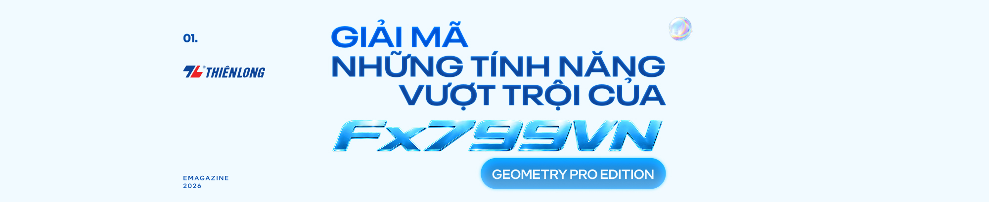 Flexio tung phiên bản mới Flexio Fx799VN Geometry Pro Edition, làm chủ số hình, khởi động năm học mới chủ động theo cách riêng - Ảnh 1.