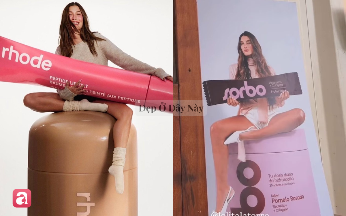 Bắt chước Hailey Bieber từ đầu tới chân, mỹ nhân Argentina khiến dân tình khó mà bênh nổi- Ảnh 2.