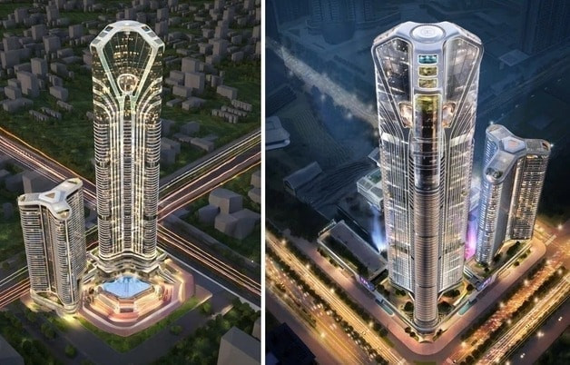 Việt Nam sắp c&oacute; t&ograve;a th&aacute;p cao 388m được lấy cảm hứng từ h&igrave;nh tượng rồng trong văn h&oacute;a &Aacute; Đ&ocirc;ng, c&oacute; b&atilde;i đỗ trực thăng v&agrave; kỳ vọng trở th&agrave;nh &ldquo;n&oacute;c nh&agrave; miền Bắc&rdquo;- Ảnh 2.