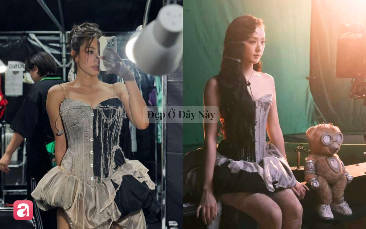 Jisoo diện đầm local brand Việt, đụng hàng khó phân thắng bại với Winter và Trần Đô Linh- Ảnh 3.
