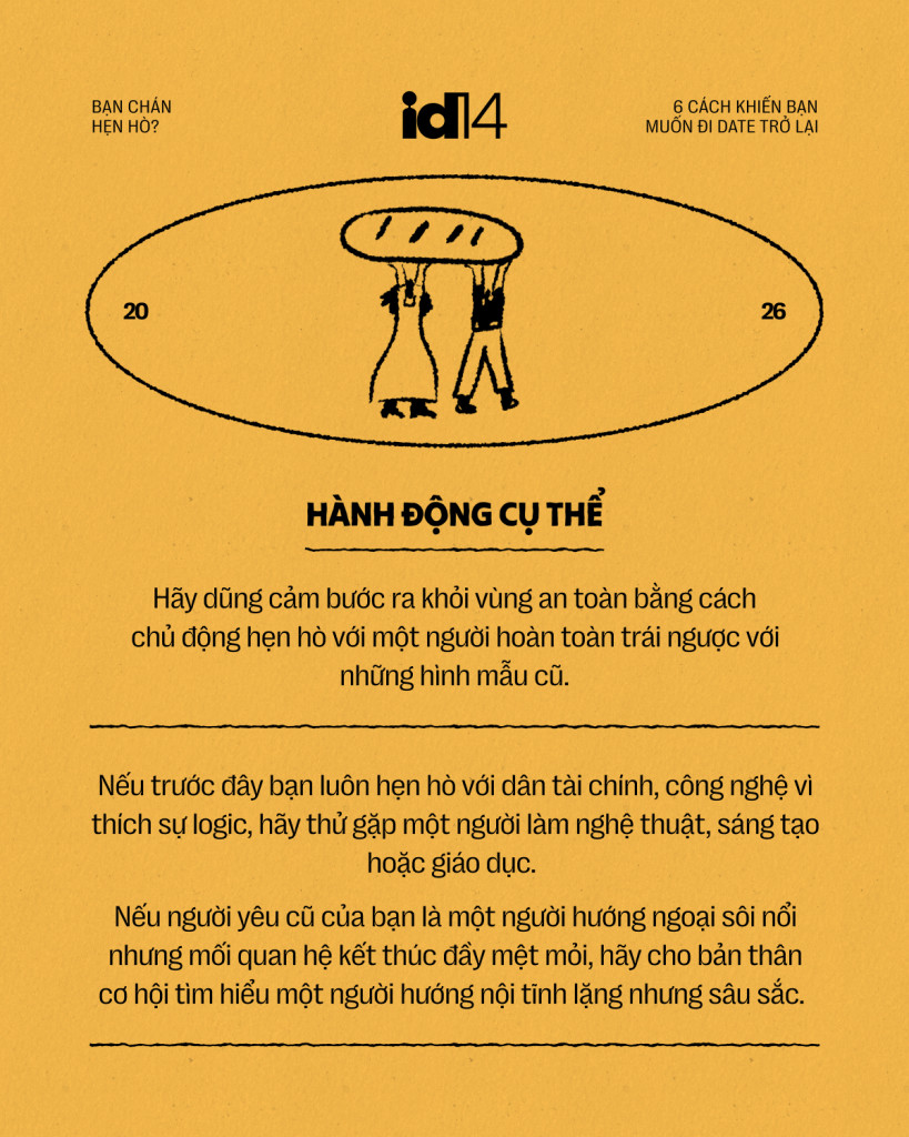 Bạn ch&aacute;n hẹn h&ograve;? Đ&acirc;y l&agrave; 6 c&aacute;ch khiến bạn muốn đi date trở lại- Ảnh 7.