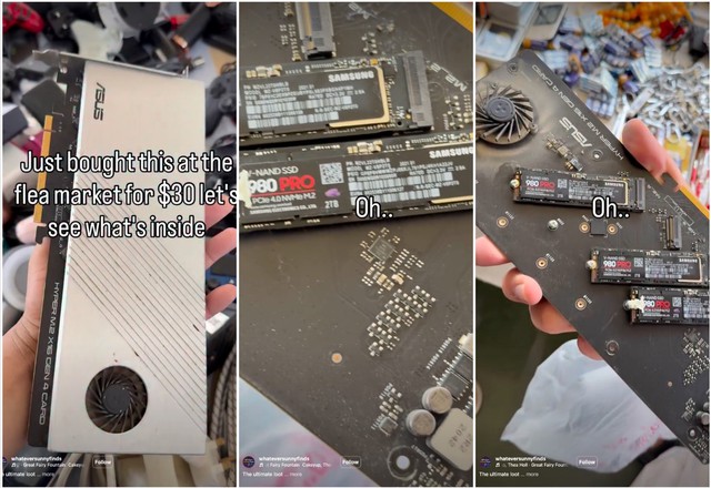 Chi 30 USD mua m&oacute;n đồ cũ, ph&aacute;t hiện &ldquo;kho b&aacute;u&rdquo; SSD trị gi&aacute; 1.500 USD b&ecirc;n trong- Ảnh 1.