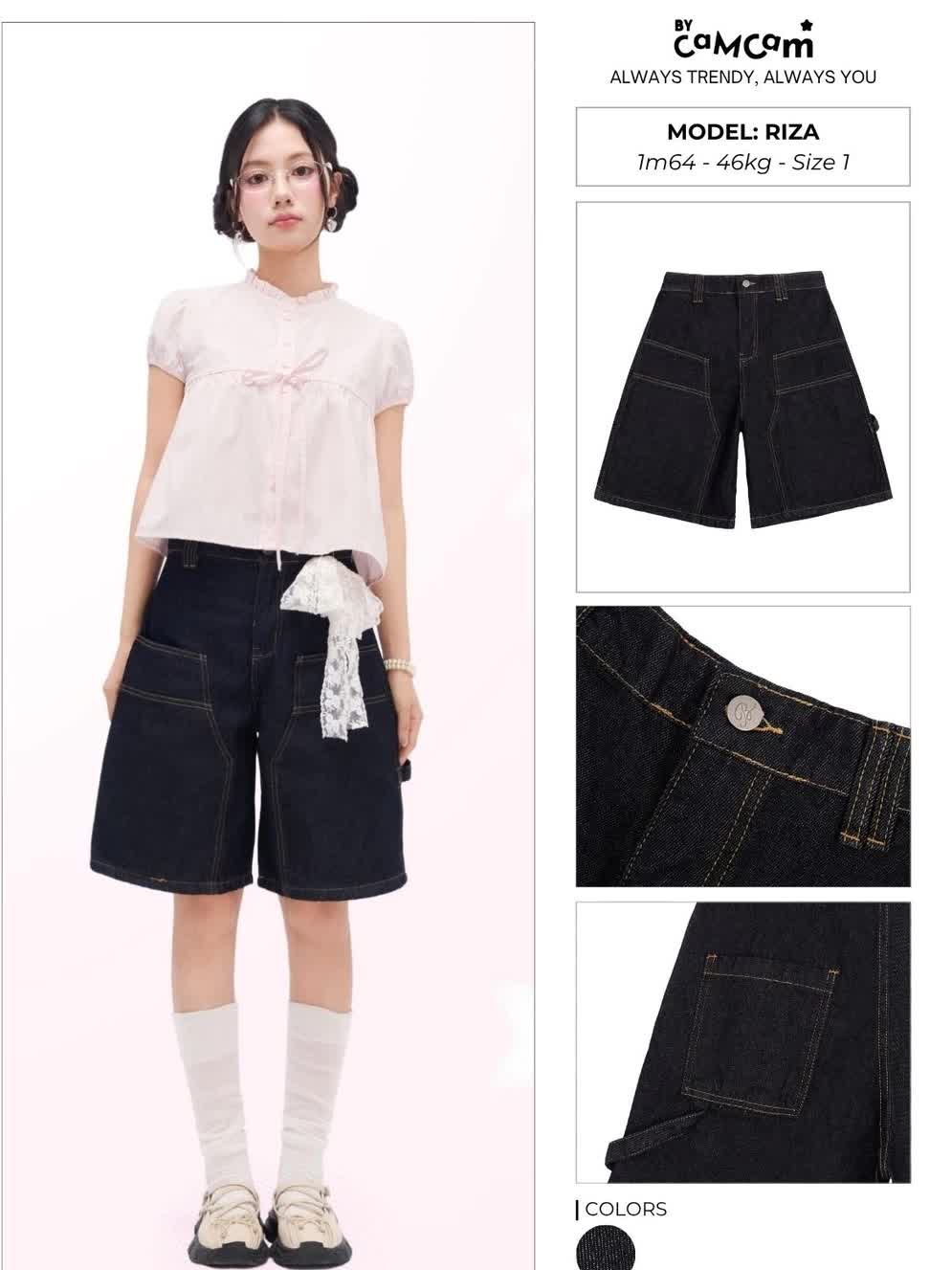 8 công thức phối đồ không thể sai với quần short đen- Ảnh 8.