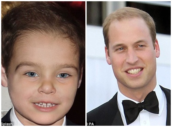 Dự đoán khuôn mặt con hoàng tử William và công nương Kate 1