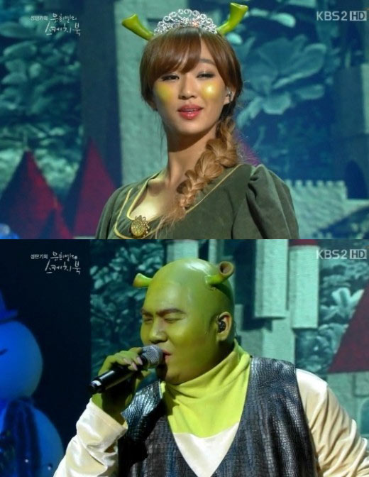 Hyorin (SISTAR) h&oacute;a th&acirc;n th&agrave;nh nh&acirc;n vật trong "Shrek" 1