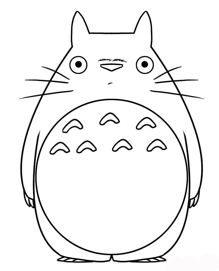 Cách vẽ Totoro  Dạy Vẽ