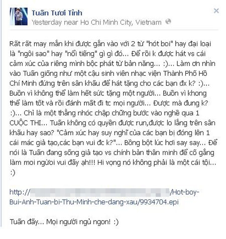 B&ugrave;i Anh Tuấn l&ecirc;n tiếng khi bị nghi &ldquo;hậm hực&rdquo; Thu Minh 1