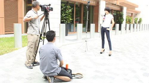 Thùy Trang tự tin tại họp báo Asia's Next Top Model 4