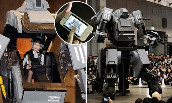 Nhật Bản cho ra mắt robot chiến đấu... như trong phim 10
