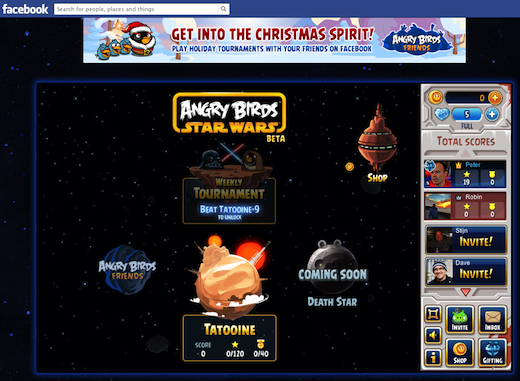 Ứng dụng Angry Birds cực hot trên Facebook 2