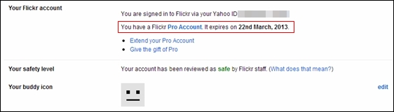Flickr tặng 3 tháng tài khoản Pro 4